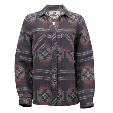 Women's Black Brianna Flannel Shirt 42235-BLK