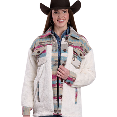Women's Polar Fleece Shirt Jacket 03-098-0119-6637