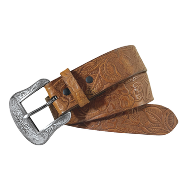 Ladies' Wrangler Brown Bridle Leather Belt 7902390