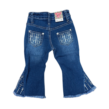 Toddler's Aztec Skull Flare Jean 802245-450-JT