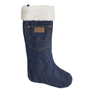 Wrangler® Denim Christmas Stocking Sherpa 1WRCHSP