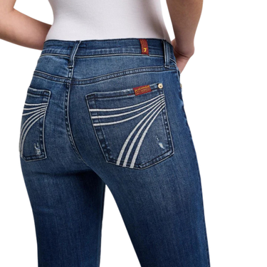 Lake Blue Dojo Flare Jean - 7U115Y44