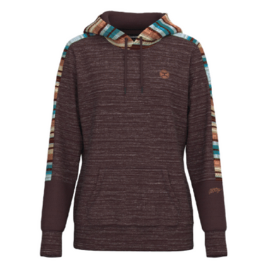 Women's Maroon Serape Hoodie by Hooey HH1259MASP