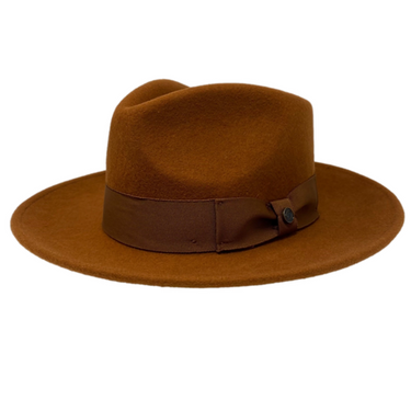 The Asset Cognac Felt Hat