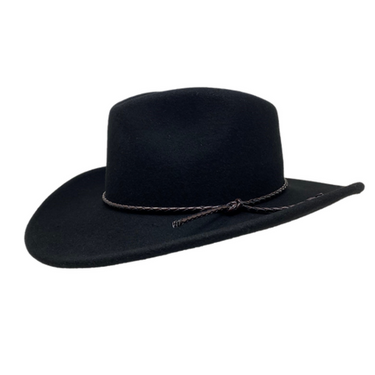 The Paddock Black Felt Hat