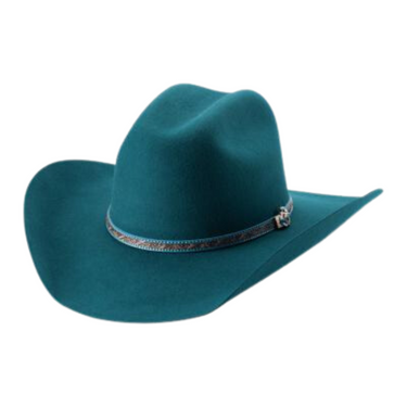 Life With You Felt 4x Hat- Turquoise 0870TU