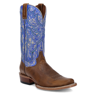 Marchi Leather Boot - Honey/Blue - DP5029