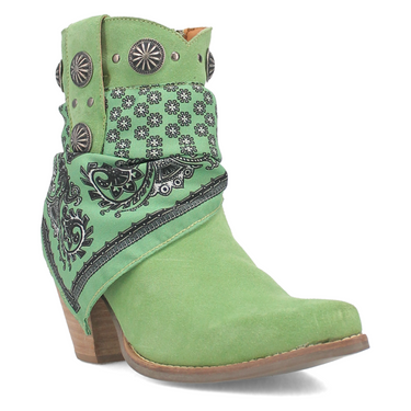 Bandida Leather Boot - Lime/Lime - DI184-GN7