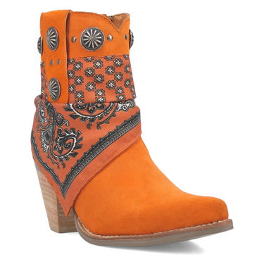 Bandida Leather Boot - Orange/Orange - DI184-OR