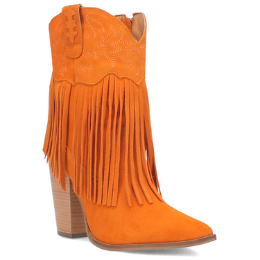 Crazy Train Leather Boot - Orange/Orange - DI185-OR