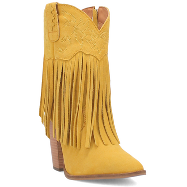 Crazy Train Leather Boot - Yellow/Yellow - DI185-YE