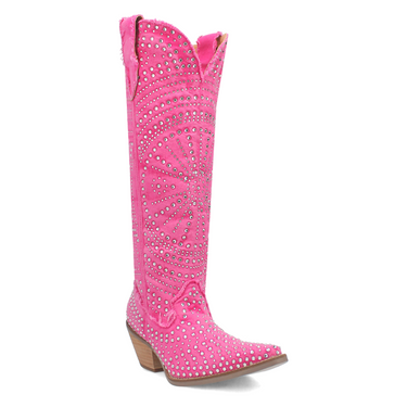 Honkytonk Honey Denim Boot - Pink/Pink - DI162-PK