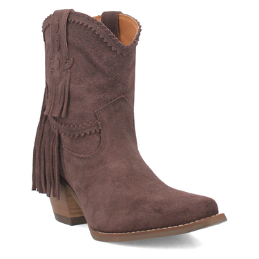 Fandango Leather Bootie - Brown/Brown - DI187-BN