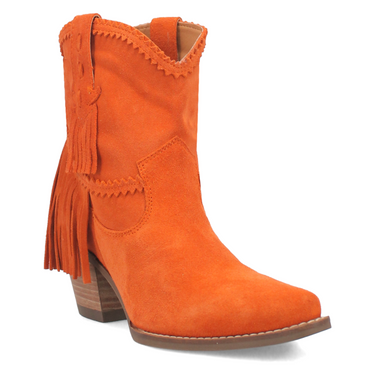 Fandango Leather Bootie - Orange/Orange - DI187-OR