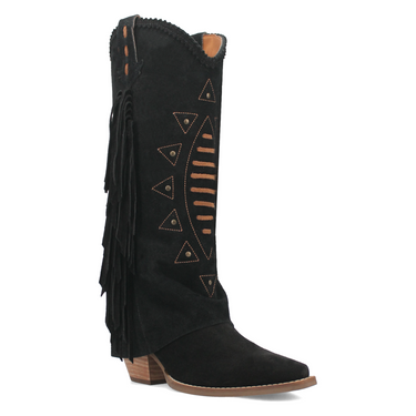 Spirit Trail Leather Boot - Black/Black - DI199-BK