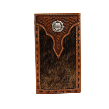 Ariat Rodeo Basketweave Hair On Wallet A3546402