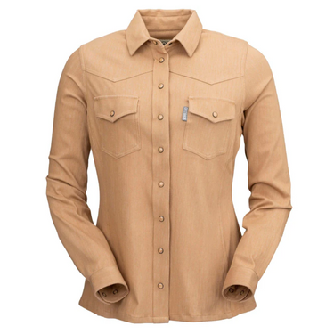 Women's Khaki Kat Shirt By Outback Trading 42246