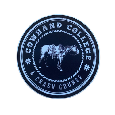 Cowhand College * A Crash Course * Sticker