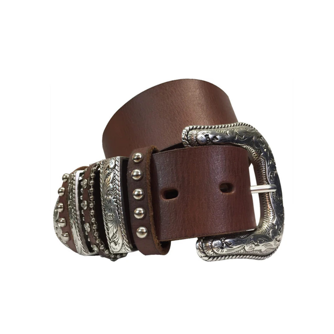 Ladies Multikeeper Dark Brown Belt by Nocona N3493702 