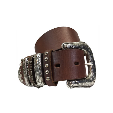 Ladies Multikeeper Dark Brown Belt by Nocona N3493702