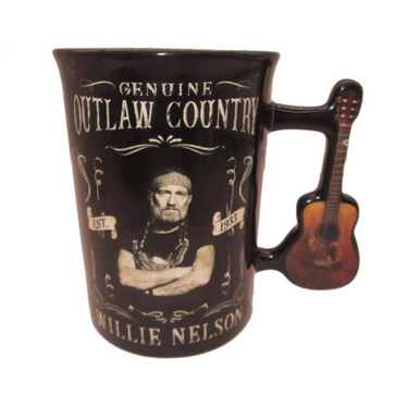 Willie Nelson Mug - Outlaw Guitar Handle