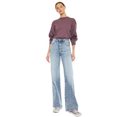 Roxana Ultra High Rise 90's Flare Jeans - KC7889M-OP