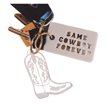 Same Cowboy Forever Keychain