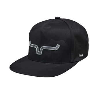 Kimes Black Camo Hard Pressed Hat UHA0000189