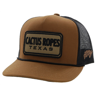 Cactus Ropes Tan 5-Panel Trucker By Hooey CR79