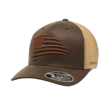 Men's Ariat Slasher Flag Oilcloth Hat A300012102