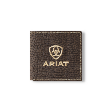 Brown Bull Hide Bifold Wallet By Ariat A3556002
