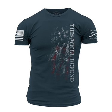 This We'll Defend Flag 2.0 T-Shirt by Grunt Style GS2766