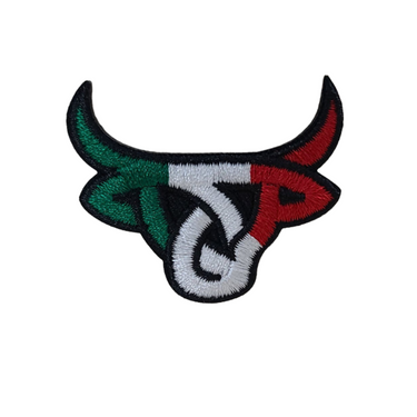 Lost Calf - Bull Embroidered Sticker Patch Mexico Colors