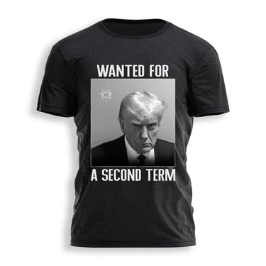 Trump Mugshot Wanted For A Second Term T-Shirt