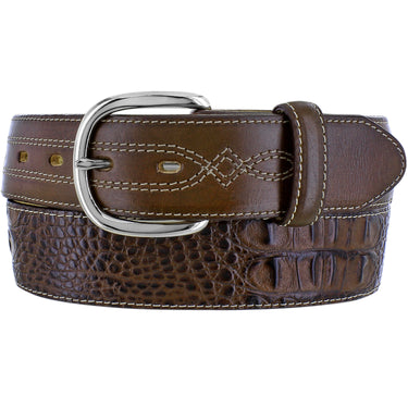 Men's Hidalgo Hornback Croc Embossed Leather Belt by Leegin C42568