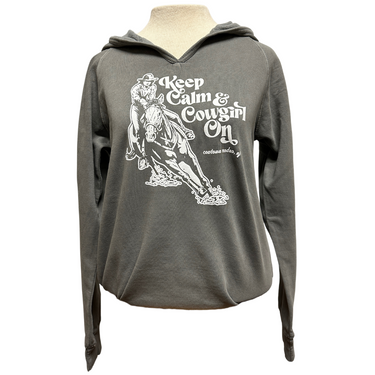 Women's Cowtown Rodeo Keep Calm and Cowgirl On Sweat Shirt