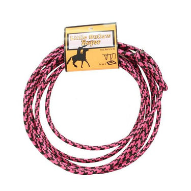 Little Outlaw Youth Rope Lasso in Pink and Black 5010329