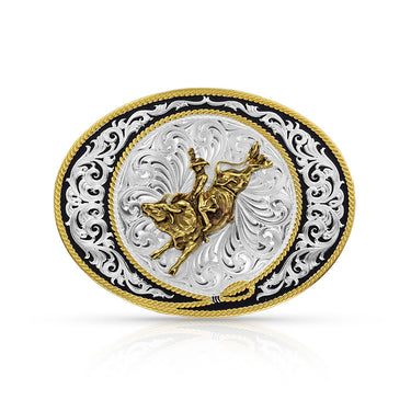 Ranch Rope Bull Rider Buckle-6190-528 