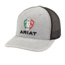 Ariat Grey Mexico Flag Logo Hat By M&F Western- A300016506