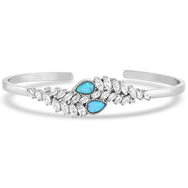 Mystic Falls Opal Crystal Cuff Bracelet - BC5362