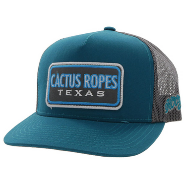 Cactus Ropes Hooey Blue/Grey 6-Panel Trucker Cap - OSFA CR078