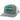 Cactus Ropes Grey / White 5-Panel Trucker with Turquoise / White Rectangle Patch - OSFA CR83