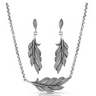 Frayed Feather Jewelry Set By Montana Silversmiths JS4906