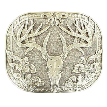 Cowtown Cowboy Outfitters Laser Etch Deer Skull Buckle by M&F Western 37984 701340543171 20 New