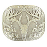 Cowtown Cowboy Outfitters Laser Etch Deer Skull Buckle by M&F Western 37984 701340543171 20 New