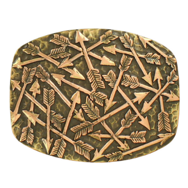 Rectangle Brass Scattered Arrow Buckle 37714 (189091)