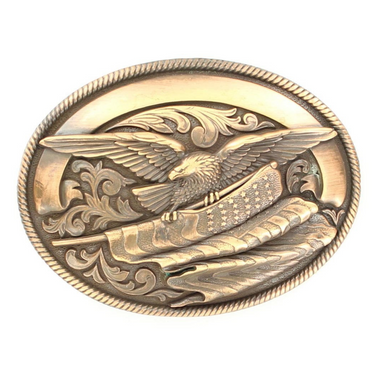 Nocona Bronze American Eagle Buckle 37024 (701340494152)