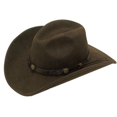 Twister Brown Crushable Wool Dakota Hat 7211002