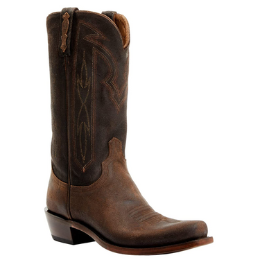 Men's Whiskey Suede Cowboy boot by Lucchese M3434.74