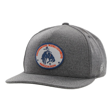 PRCA Charcoal 5-Panel Trucker with PRCA Circle Patch - OSFA